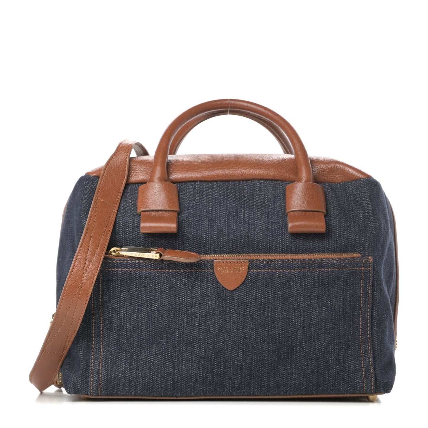 Denim Small Antonia Satchel Blue