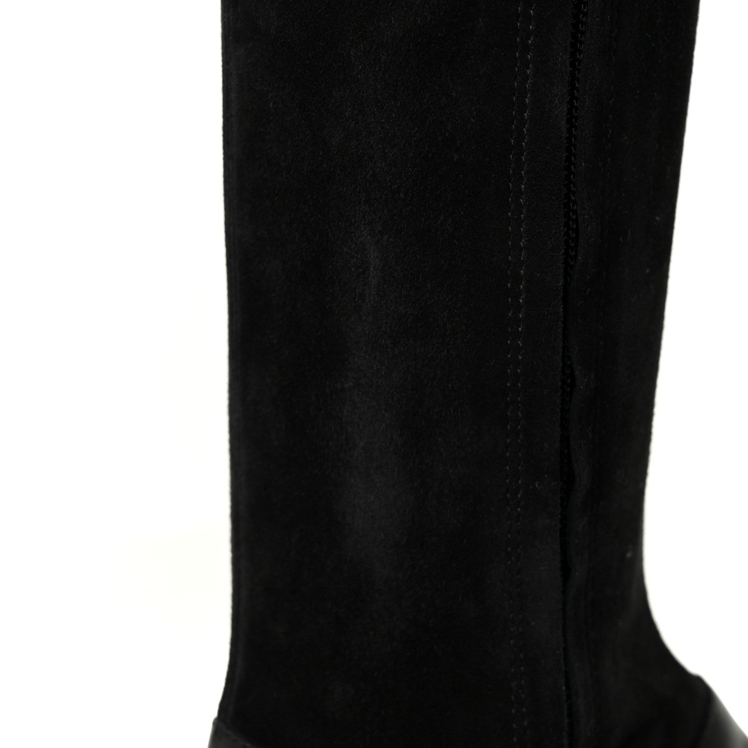Louis Vuitton Suede Podium Platform High Boots 37 Black 13 of 16