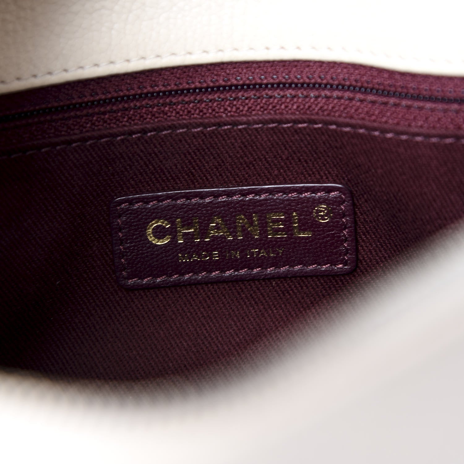 Chanel Shiny Calfskin Goatskin Quilted Medium Coco Curve Messenger Flap White 7 of 8