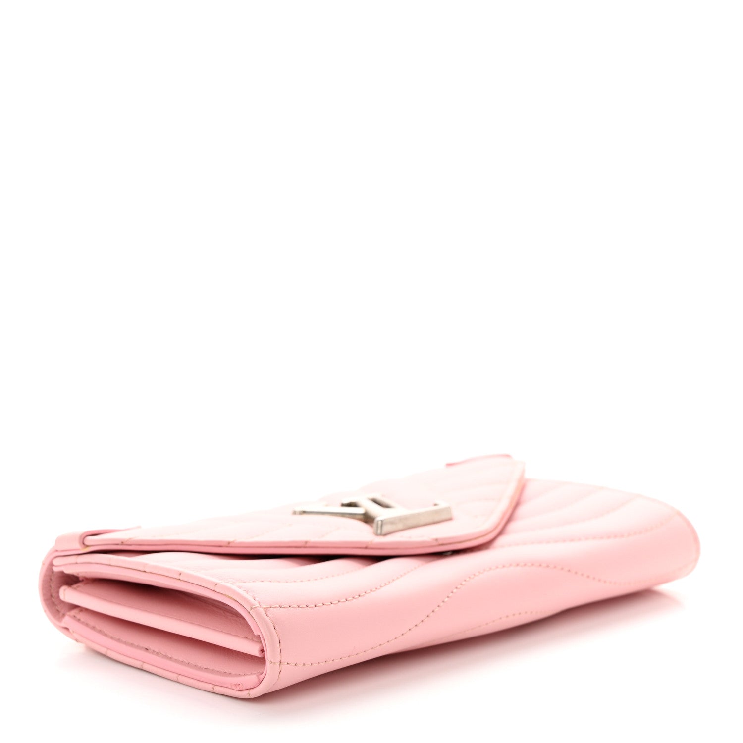 Louis Vuitton Calfskin New Wave Long Wallet Smoothie Pink 4 of 12