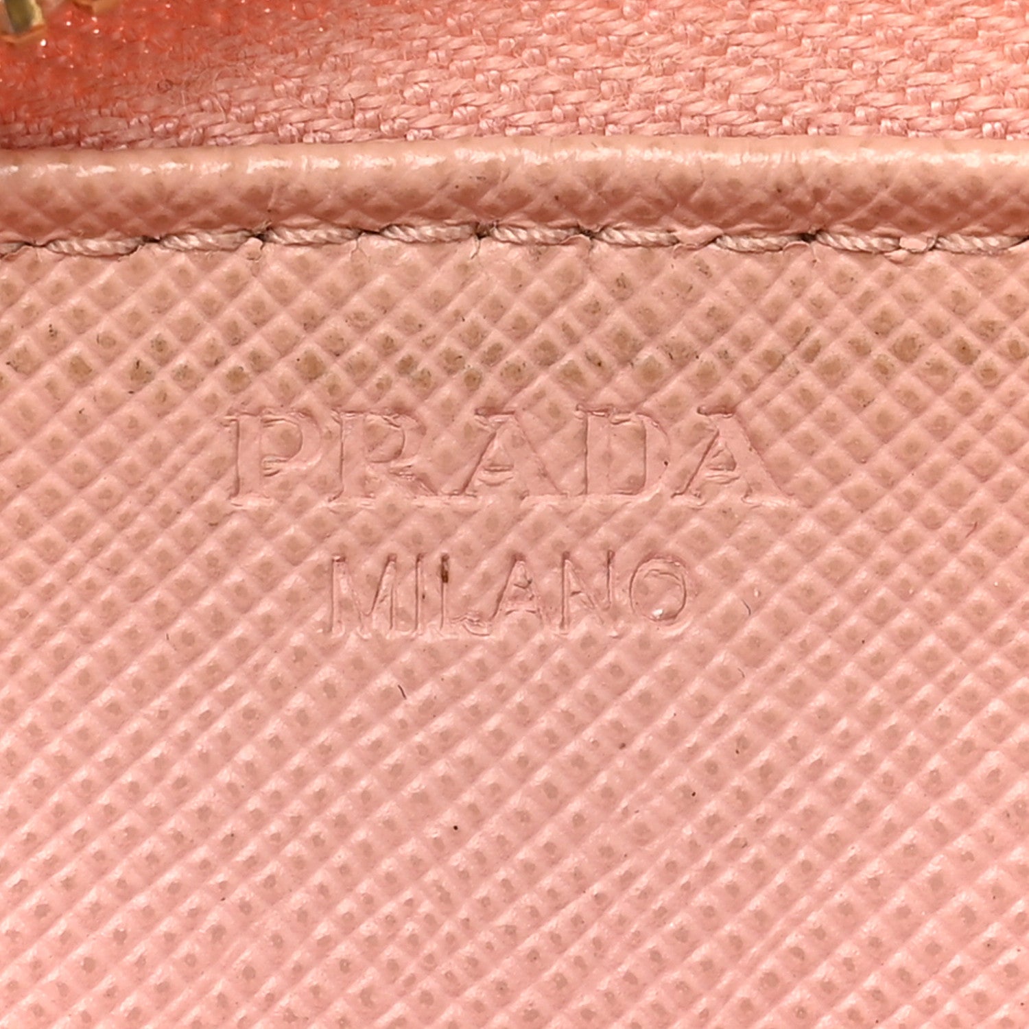 Prada Saffiano Metal Zip Around Wallet Orchidea 10 of 19