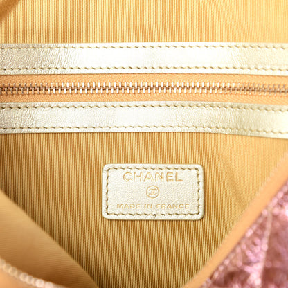 Chanel Metallic Goatskin Quilted Medium 2.55 Reissue Cosmetic Case Multicolor 6 of 8