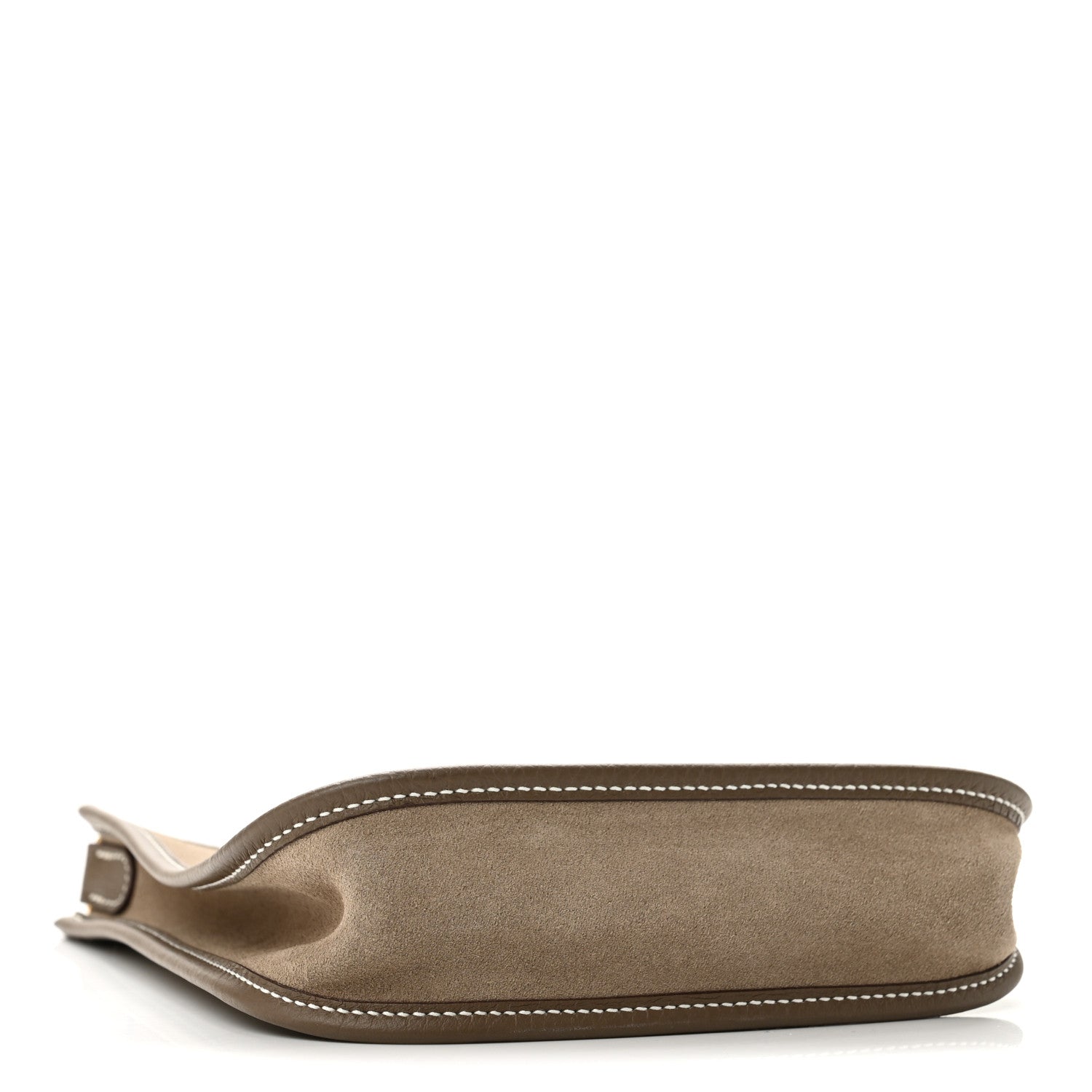 Hermes Veau Grizzly Taurillon Clemence Evelyne TPM Gris Caillou Etoupe 3 of 10