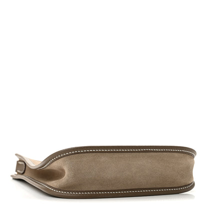 Hermes Veau Grizzly Taurillon Clemence Evelyne TPM Gris Caillou Etoupe 3 of 10