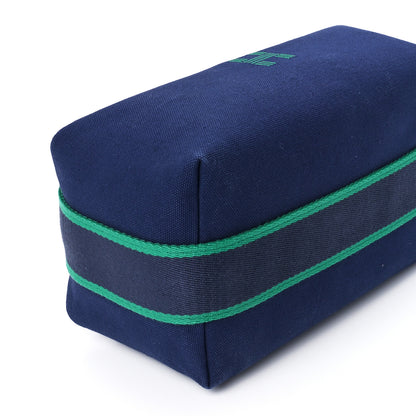 Hermes Canvas Small Bride-A-Brac Pouch Marine 10 of 11