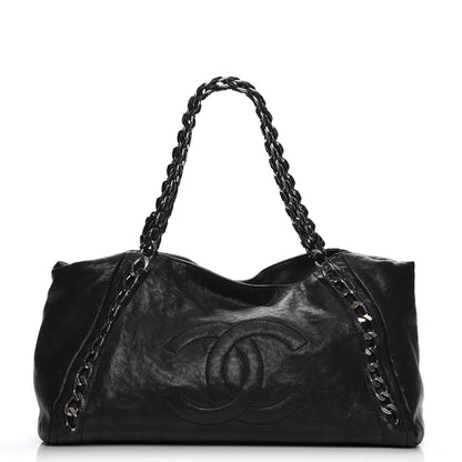 Chanel Calfskin East West Modern Chain Tote Black 1 of 10