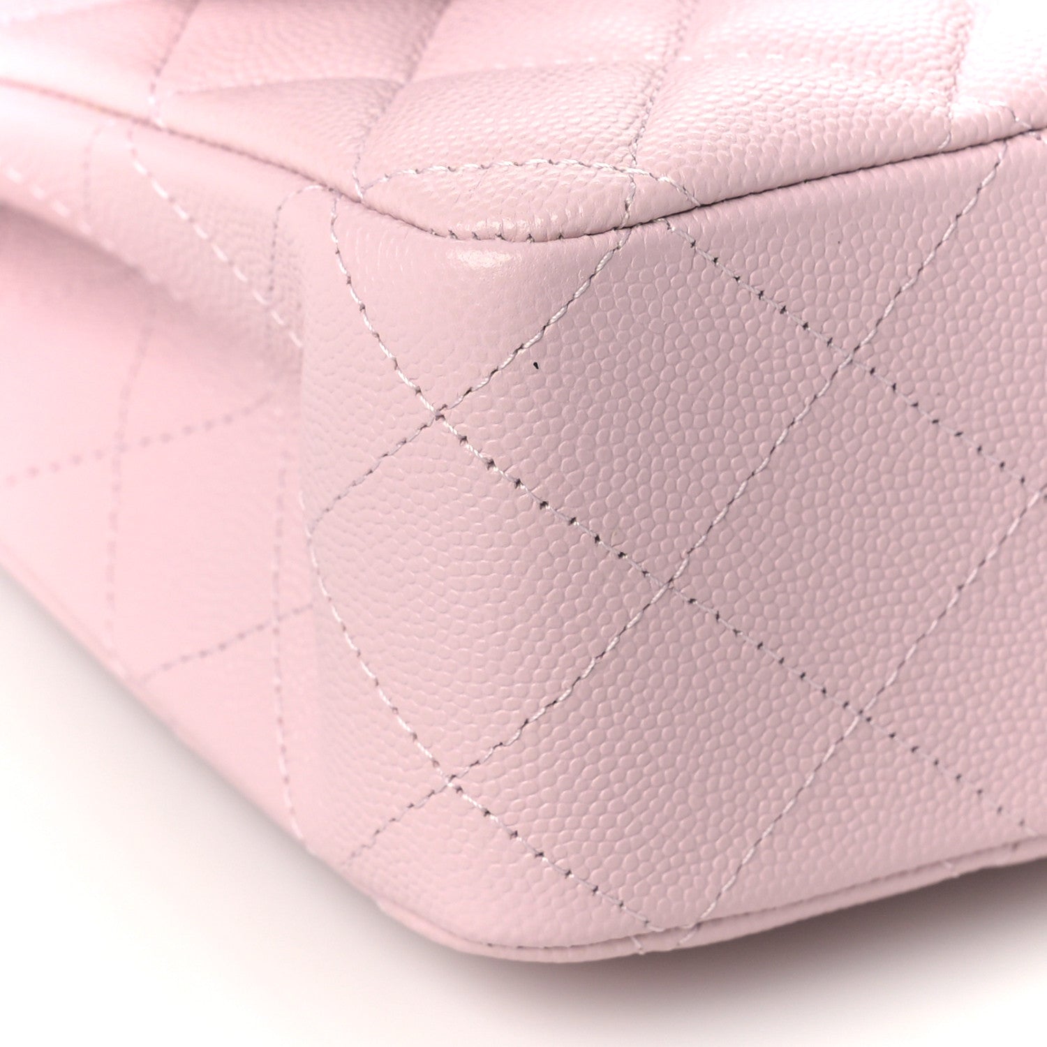 Chanel Caviar Quilted Medium Double Flap Light Pink 8 of 9