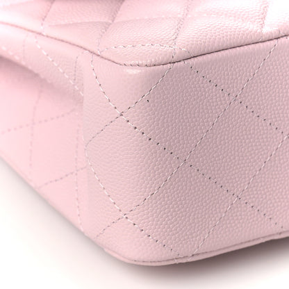 Chanel Caviar Quilted Medium Double Flap Light Pink 8 of 9
