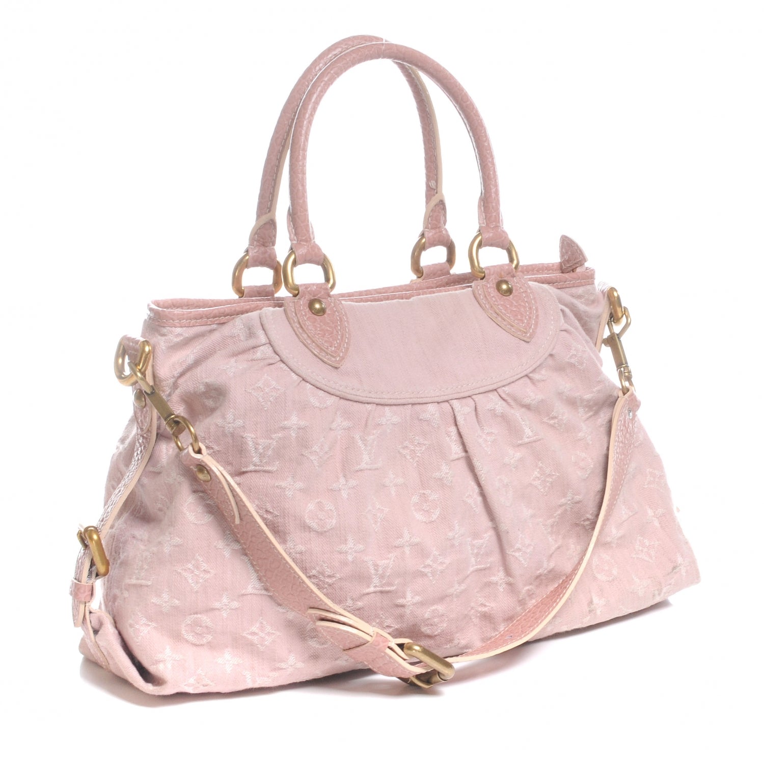 Louis Vuitton Denim Neo Cabby MM Rose 3 of 9