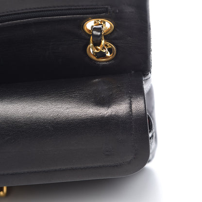 Chanel Lambskin Quilted Small Double Flap Black 12 of 13