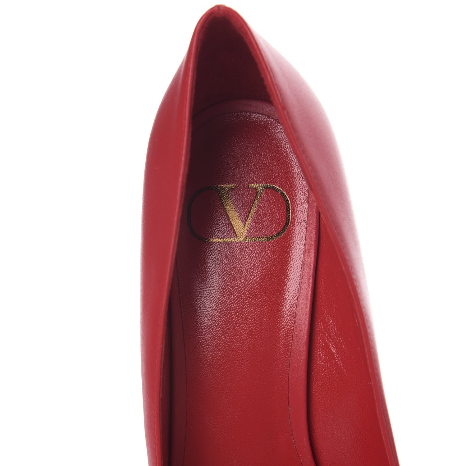 Valentino Garavani Calfskin Vlogo Signature 80mm Pumps 38.5 Rouge Pur 6 of 8