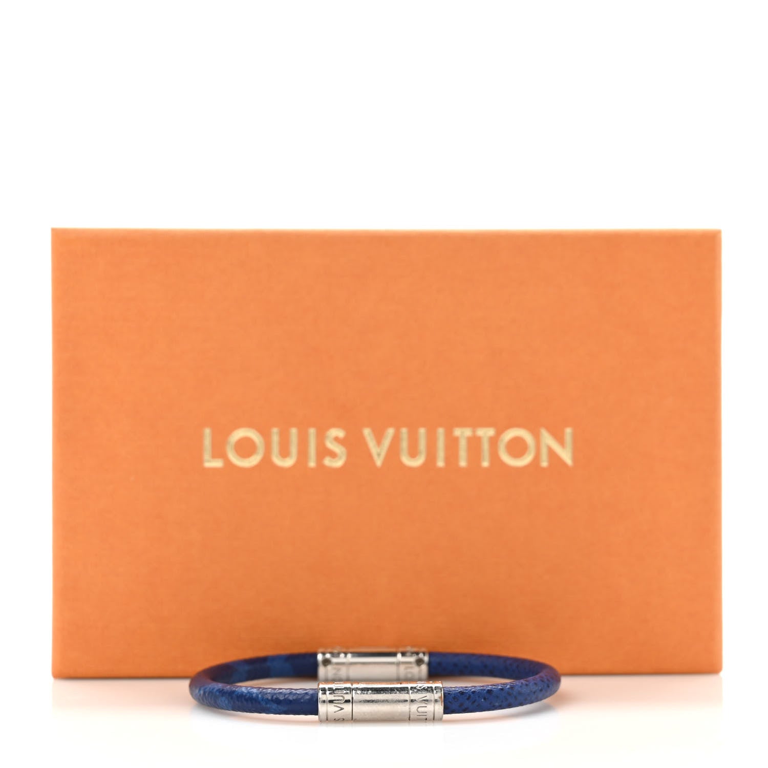 Louis Vuitton Taigarama Split Bracelet Blue 4 of 4