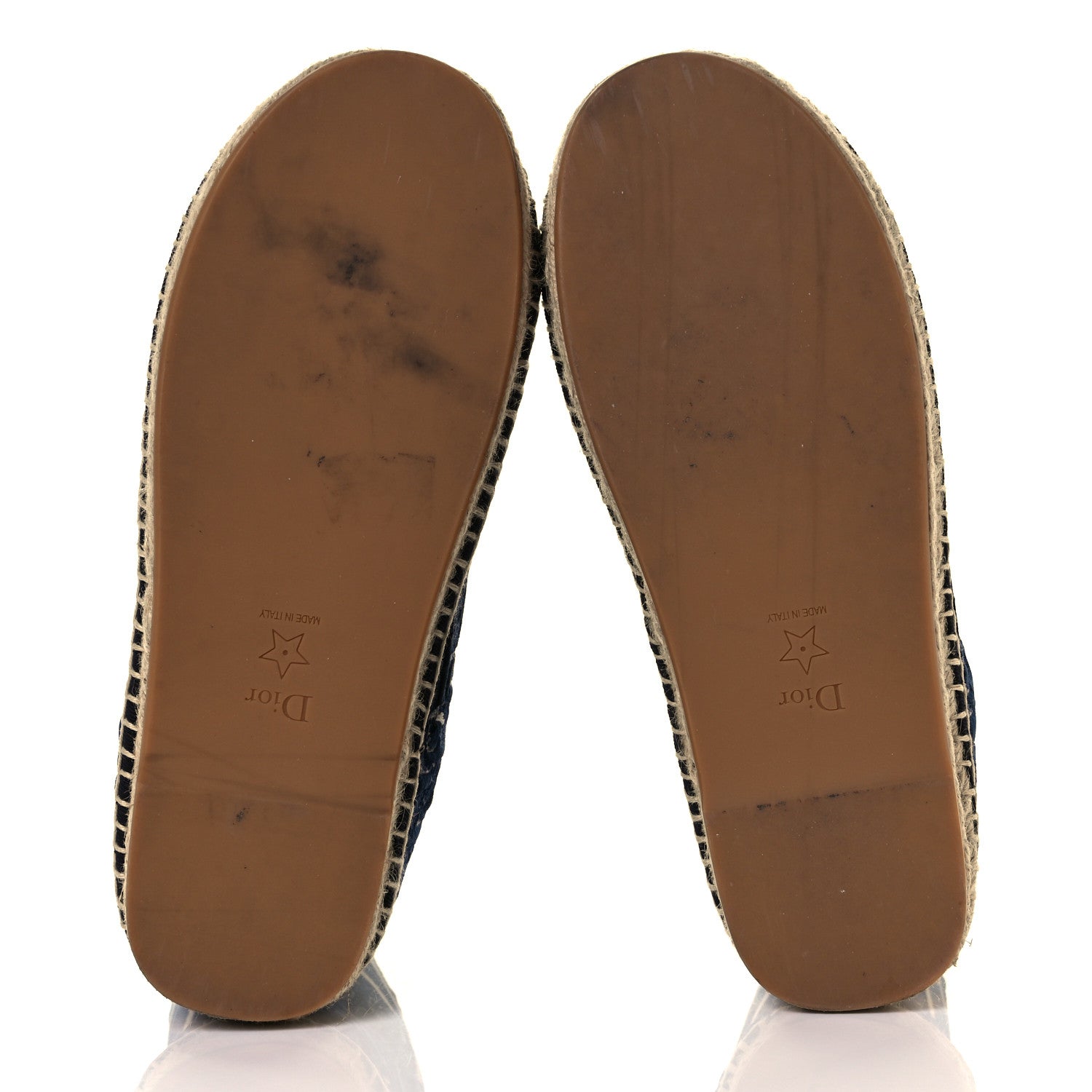 Christian Dior Velvet Oblique Granville Espadrille Boots 38 Deep Blue 15 of 21
