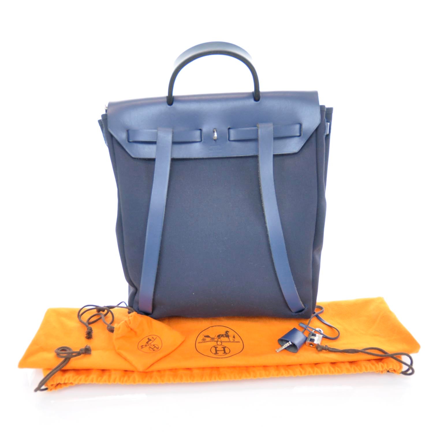 Hermes Toile Herbag Navy Bleu 3 of 9