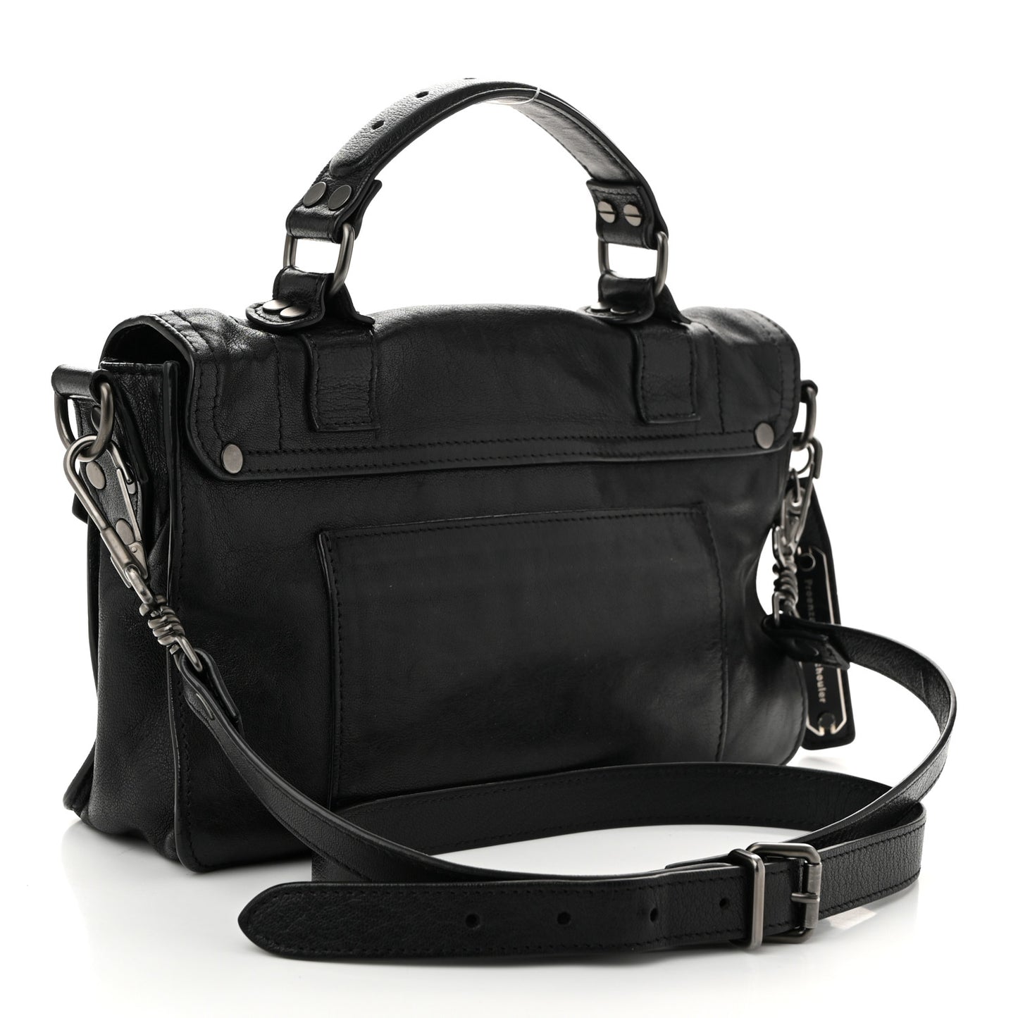 Lambskin Tiny PS1 Satchel Black