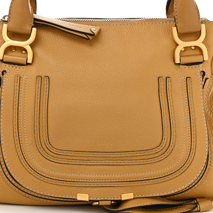 Chloe Calfskin Medium Marcie Satchel Sand Shell 8 of 14