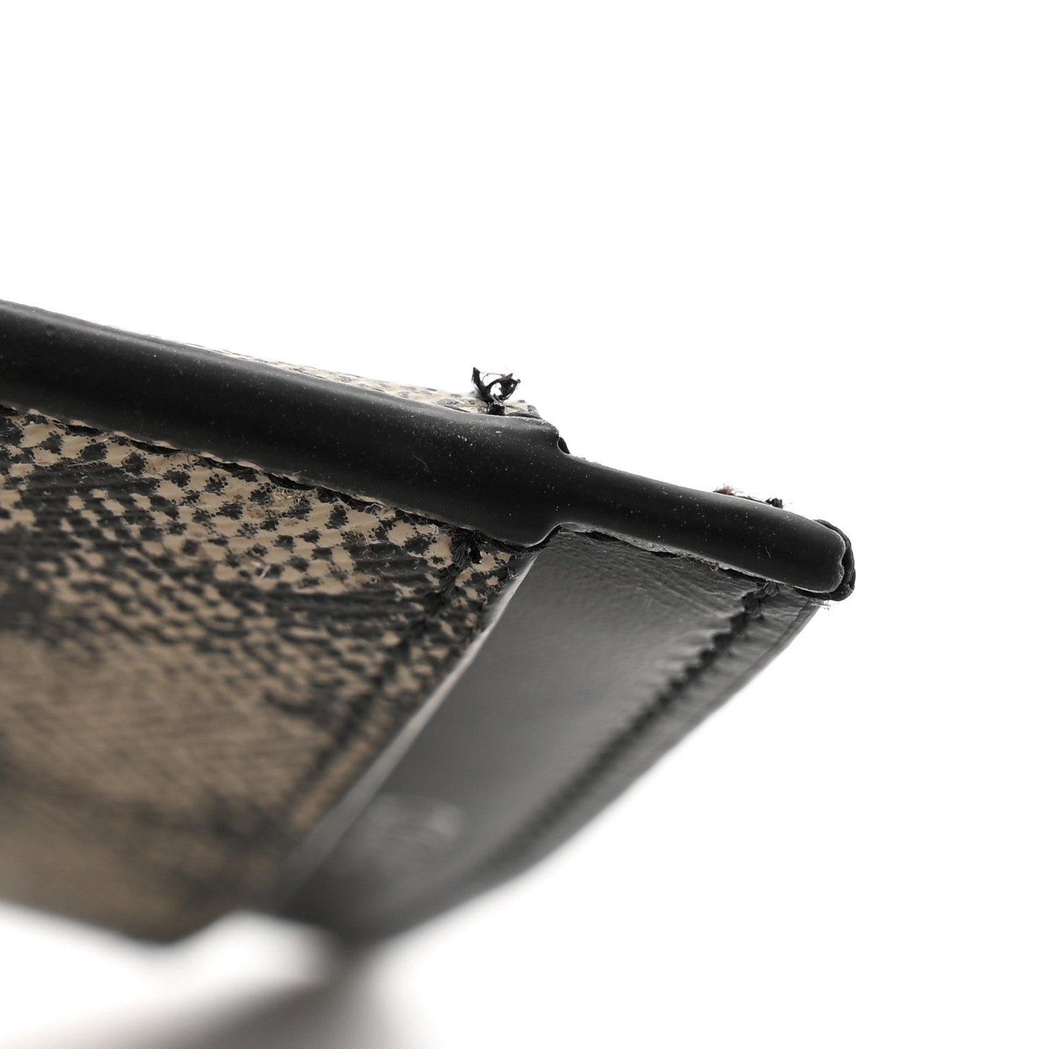 Celine Triomphe Canvas Card Holder Beige Black 8 of 9