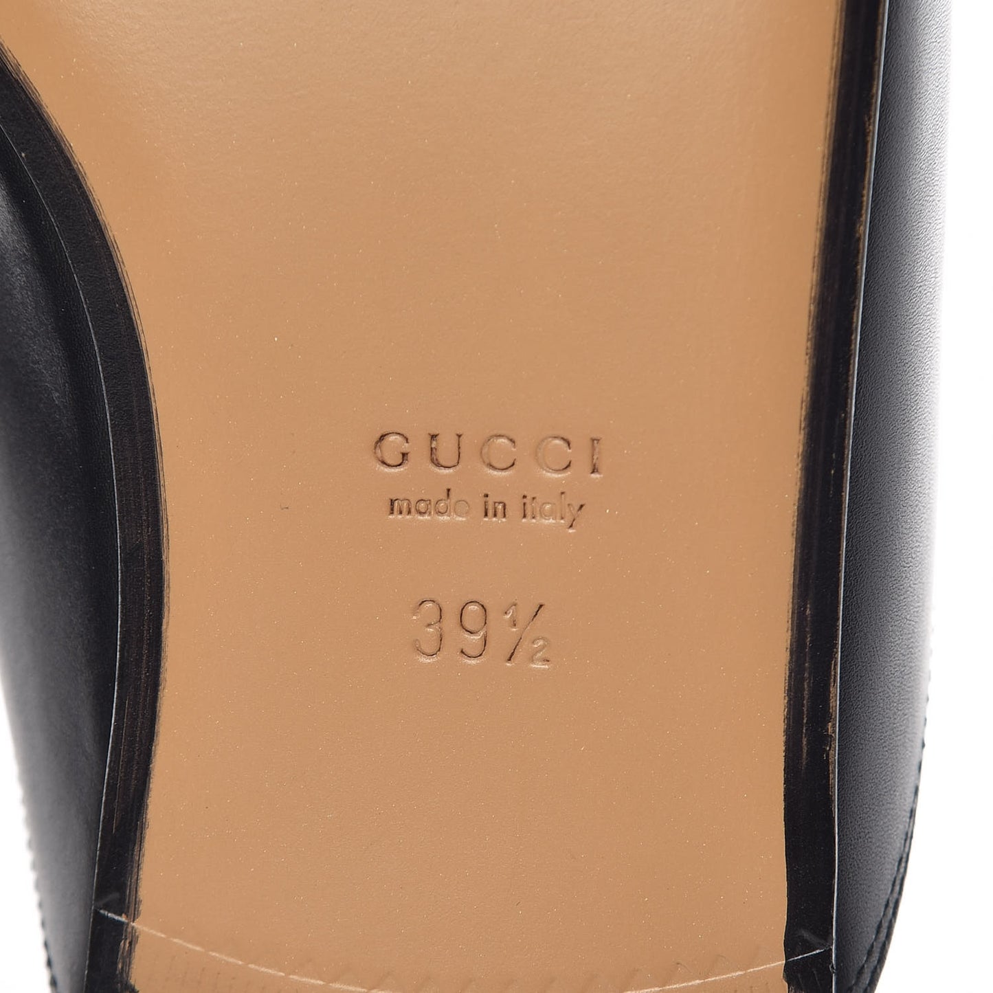 Calfskin Womens Princetown Slippers 39.5 Black