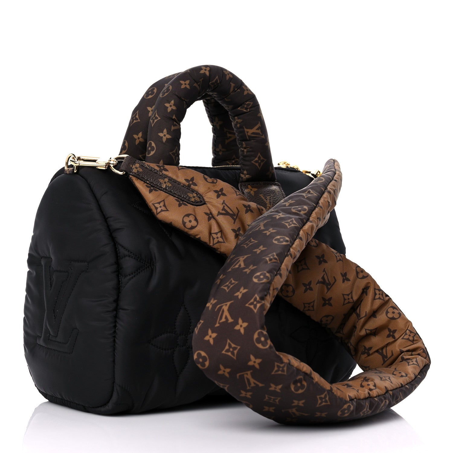 Louis Vuitton Econyl Mini Monogram Pillow Speedy Bandouliere 25 Black 3 of 9
