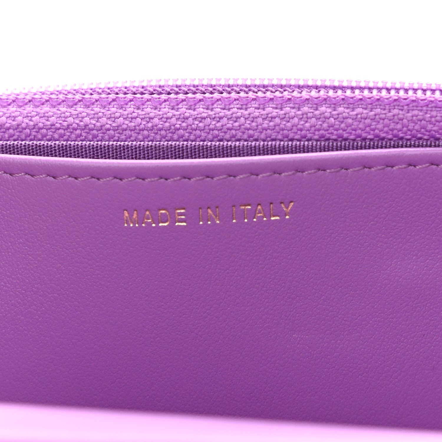 Chanel Caviar Quilted CC Filigree Wallet On Chain WOC Purple 7 of 12