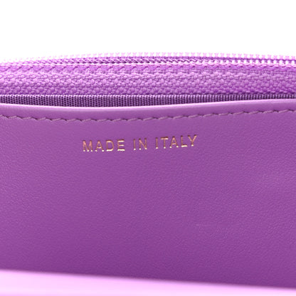 Chanel Caviar Quilted CC Filigree Wallet On Chain WOC Purple 7 of 12