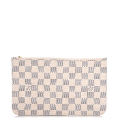Louis Vuitton Damier Azur Neverfull MM GM Pochette 1 of 8