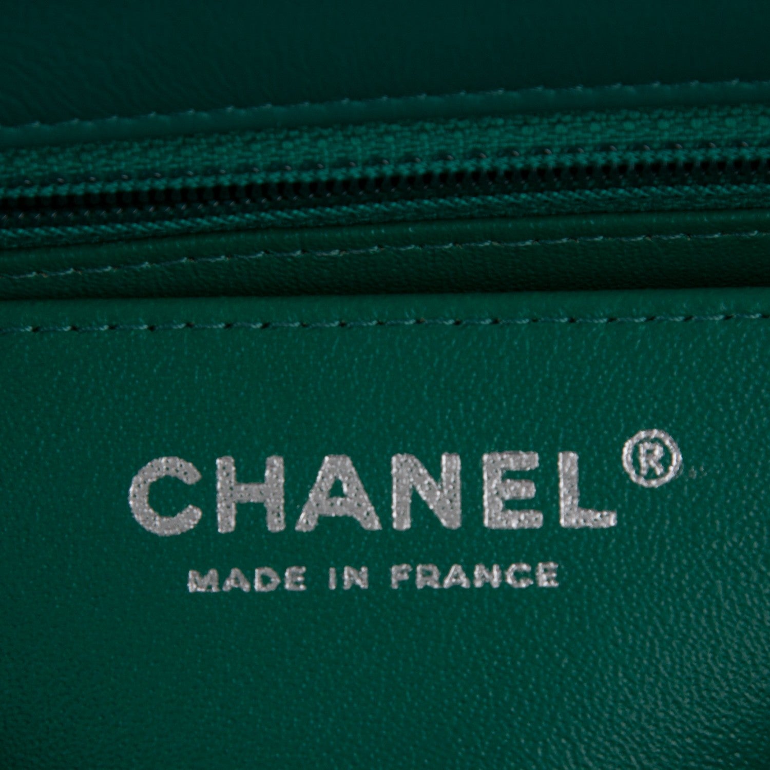 Chanel Lambskin Quilted Mini Rectangular Flap Green 6 of 7