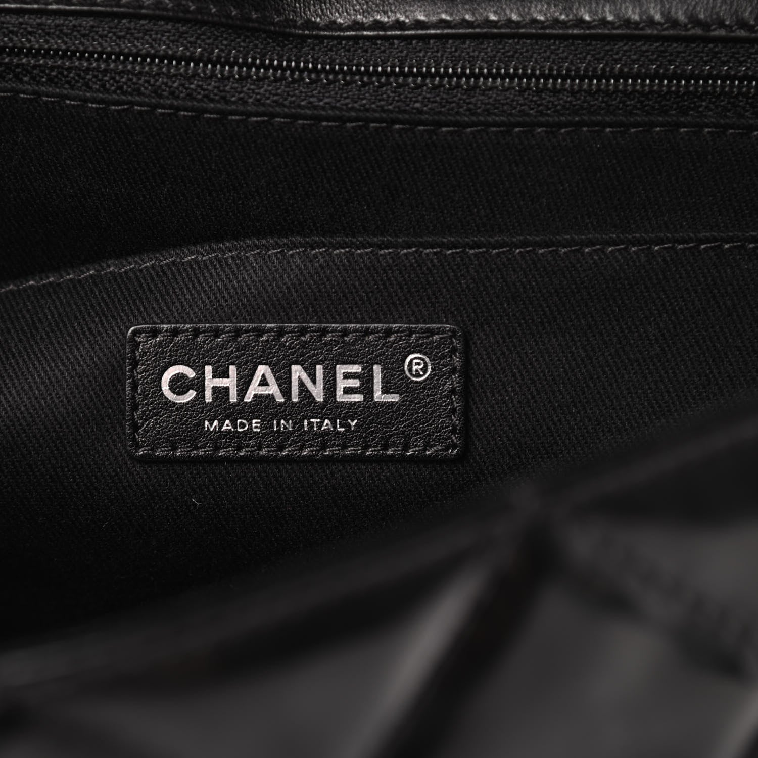 Chanel Vinyl Quilted In the Business Flap Bag Black 7 of 14