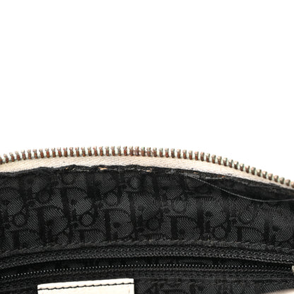 Christian Dior Calfskin Logo Charms Boston White 11 of 12