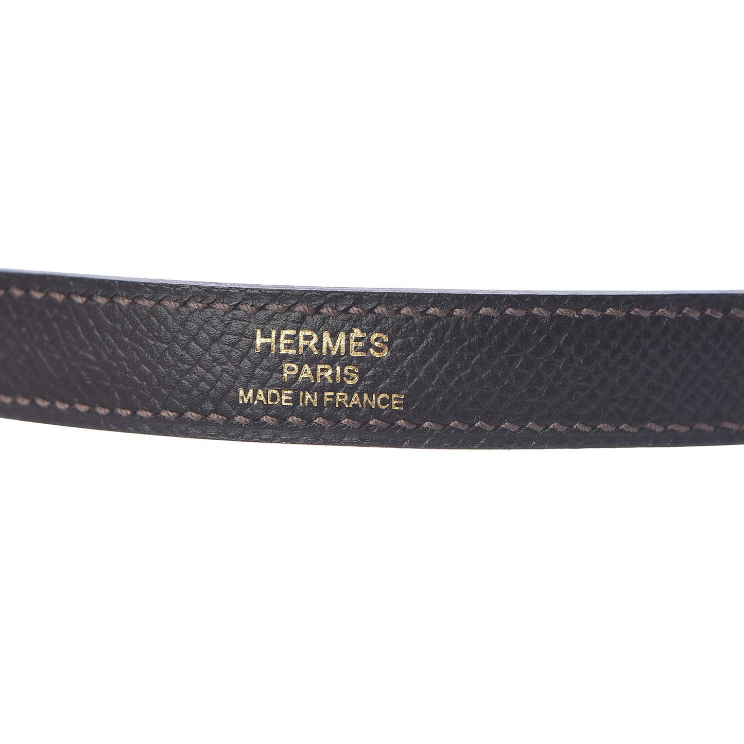 Epsom Bi Color Horseshoe Kelly Sellier 25 Etain Black