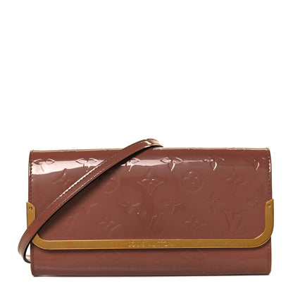 Louis Vuitton Vernis Rossmore MM Rose Velours 1 of 11