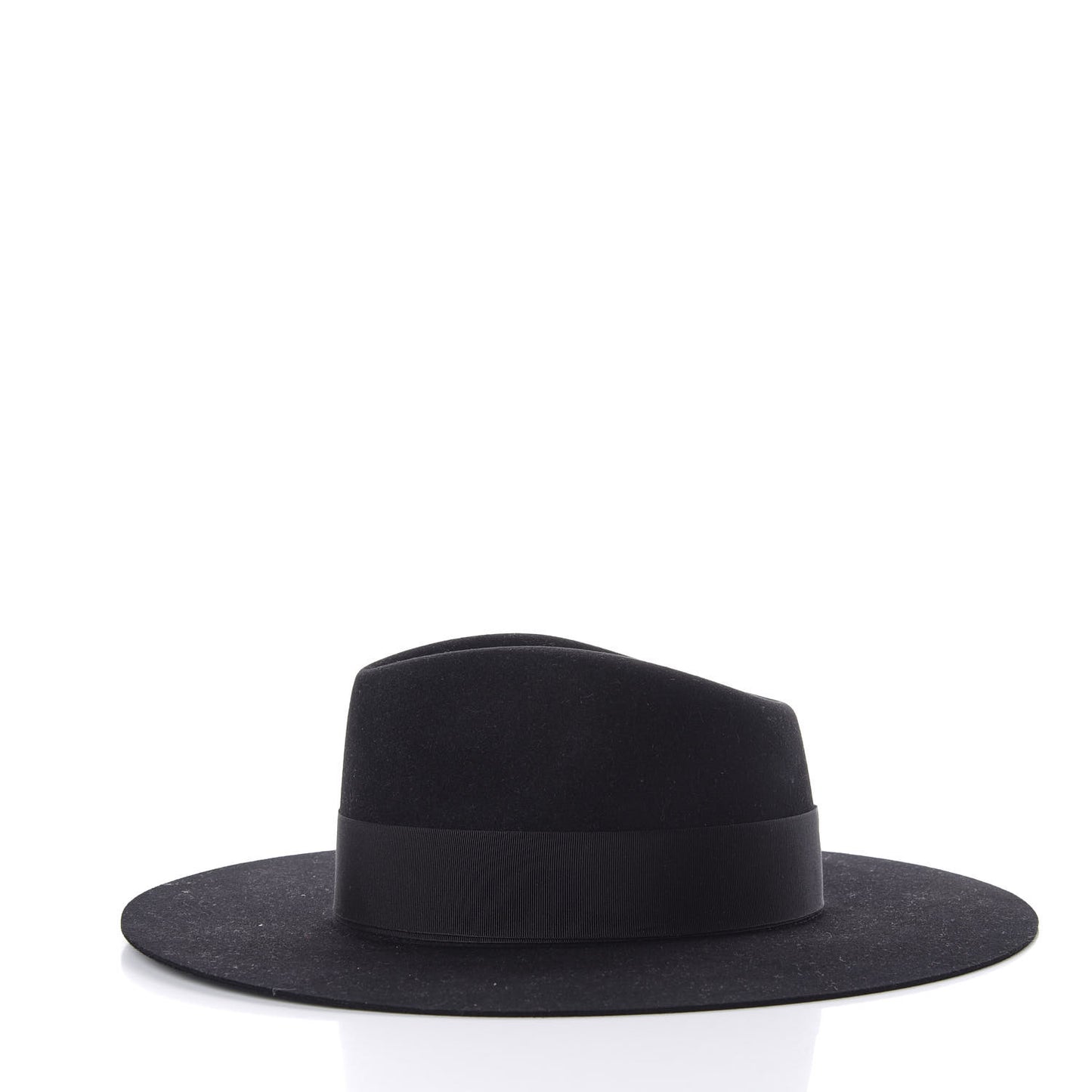 Rabbit Felt Laquered Gold Faubourg Pop H Hat 56 Black