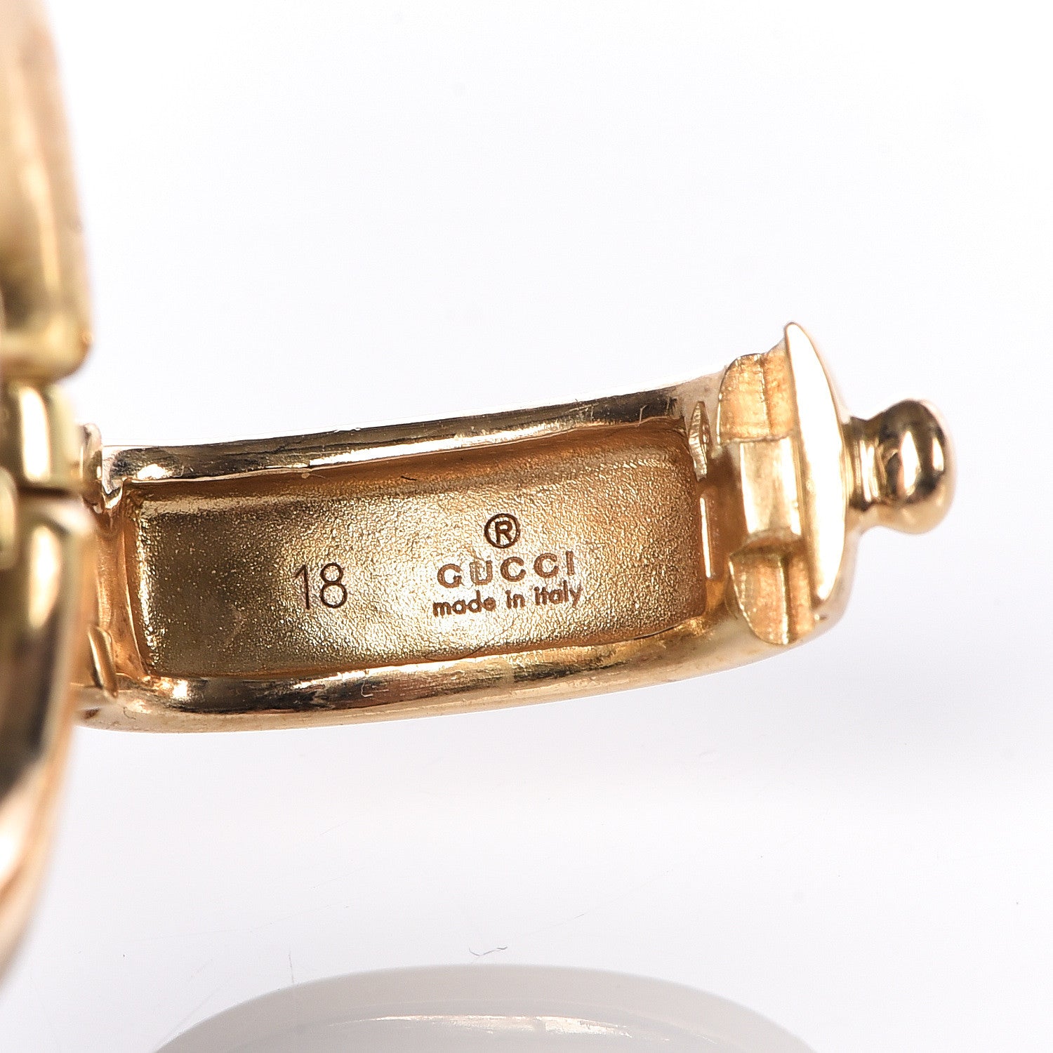 Gucci 18K Yellow Gold Horsebit Bracelet 5 of 6