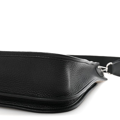 Hermes Taurillon Clemence Evelyne III PM Black 9 of 10