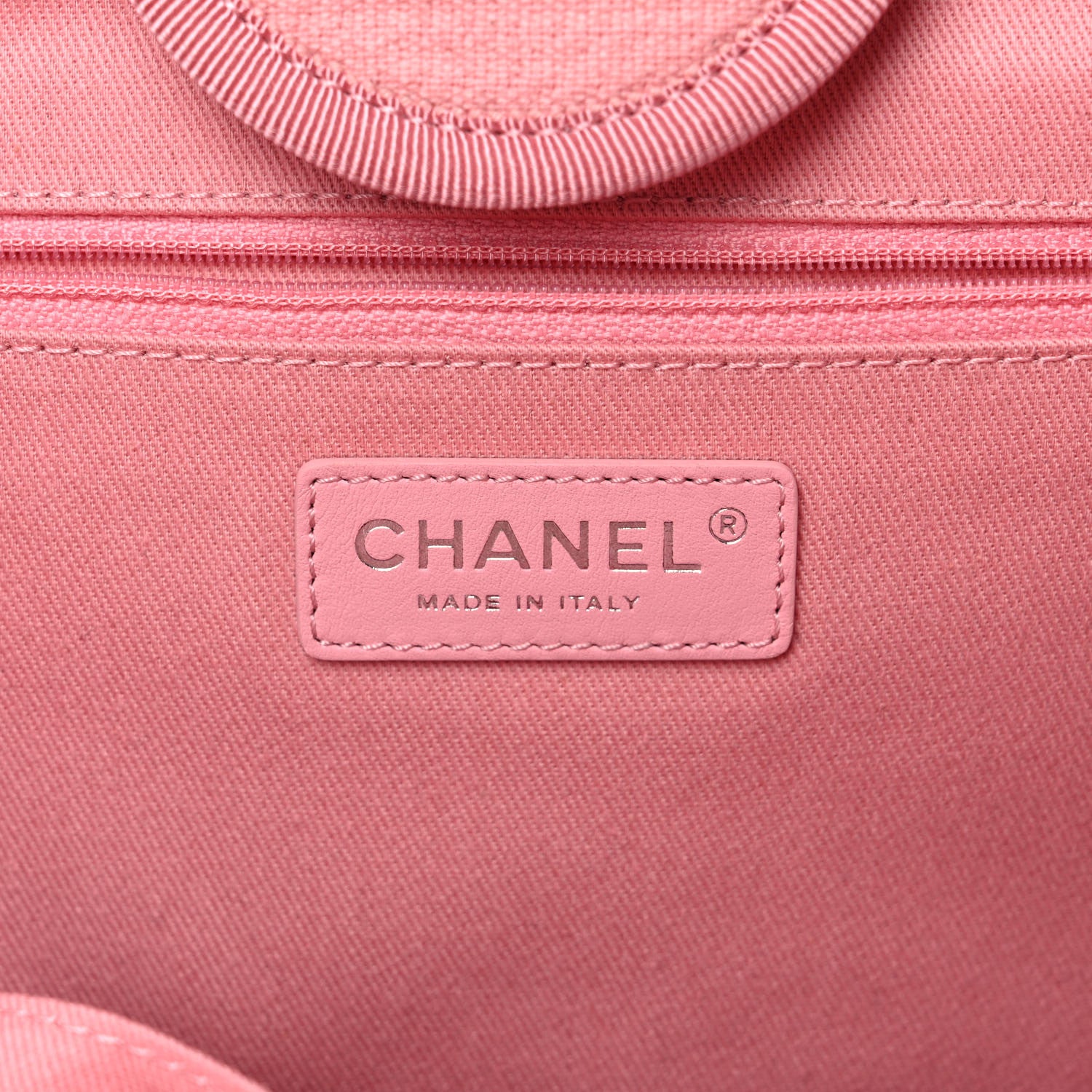 Chanel Mixed Fibers Medium Deauville Tote Pink 6 of 12