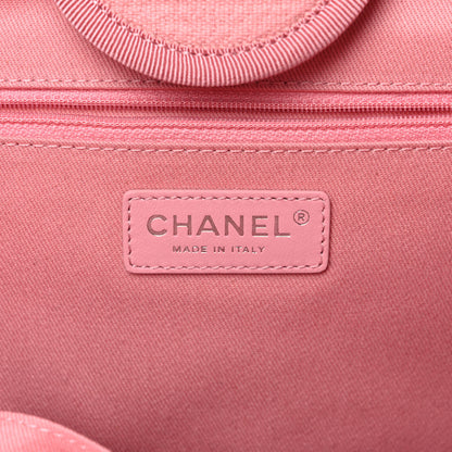 Chanel Mixed Fibers Medium Deauville Tote Pink 6 of 12