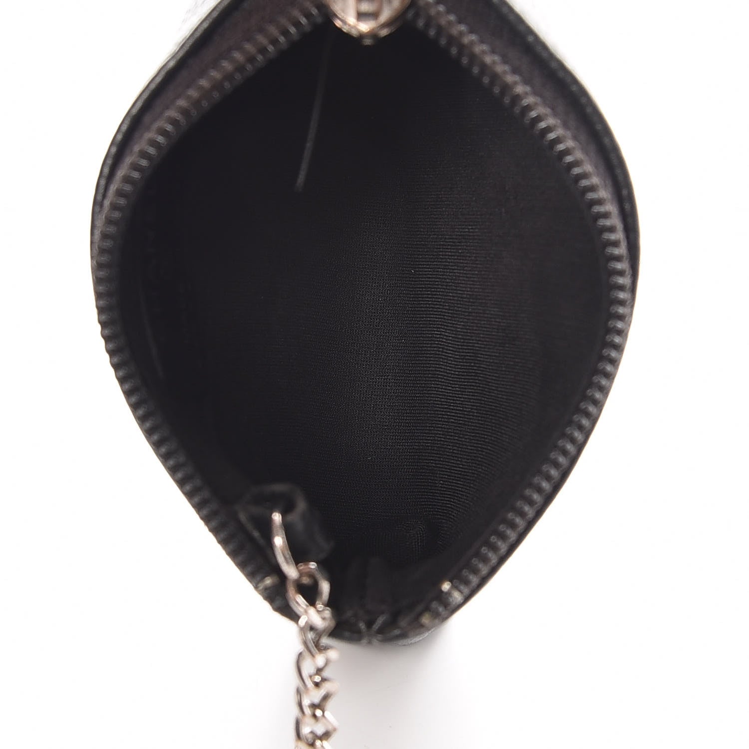 Chanel Caviar Timeless CC Coin Purse Case Black 5 of 9