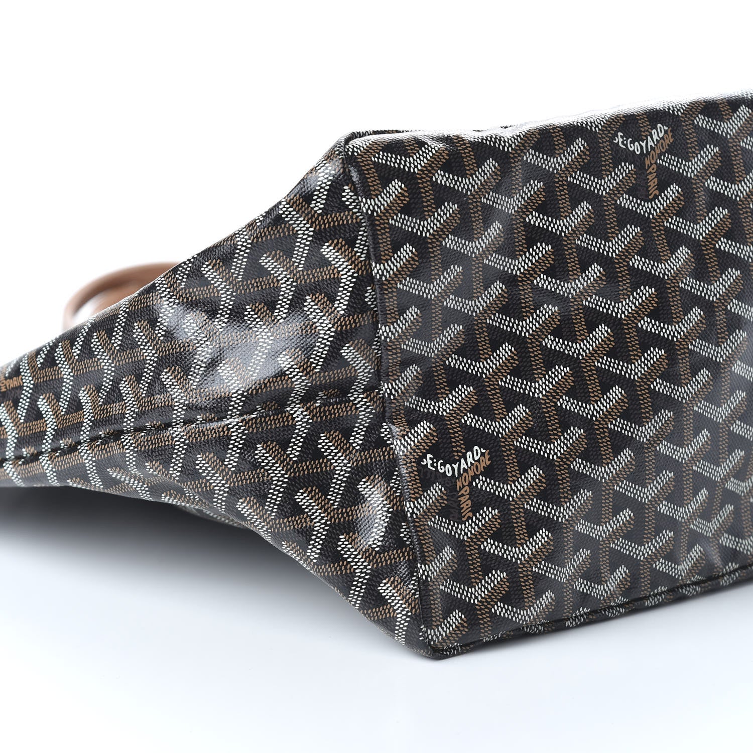 Goyard Goyardine Saint Louis GM Black Gold 6 of 9