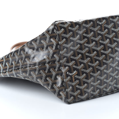 Goyard Goyardine Saint Louis GM Black Gold 6 of 9