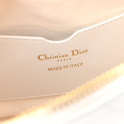 Christian Dior Lambskin Cannage Small Dior Vibe Hobo Bag Latte 6 of 10