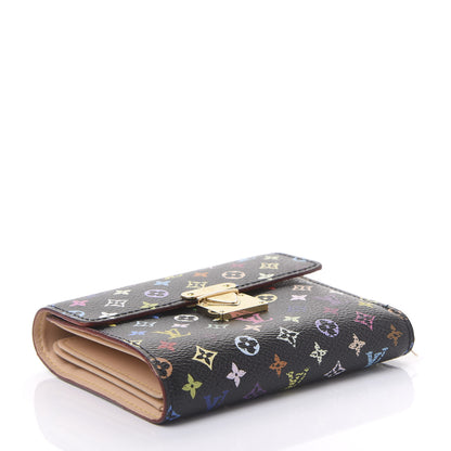 Louis Vuitton Monogram Multicolor Koala Wallet Black 3 of 10