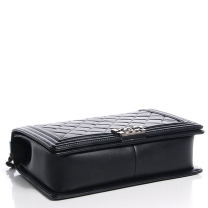 Chanel Calfskin Quilted Large Boy Flap Black 4 of 10