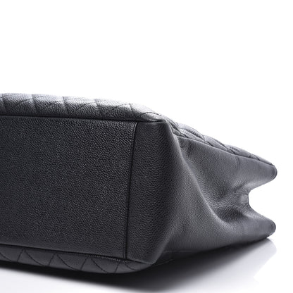 Chanel Caviar Quilted Grand Shopping Tote GST Black 9 of 10