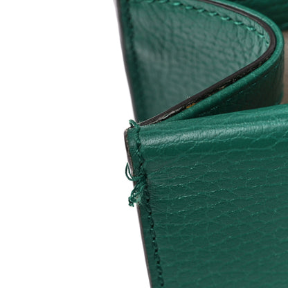 Gucci Pebbled Calfskin Small Dionysus Shoulder Bag Emerald 13 of 14