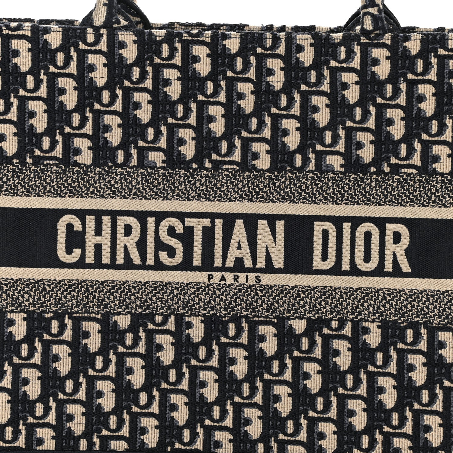 Christian Dior Oblique Medium Book Tote Blue Multicolor 8 of 14