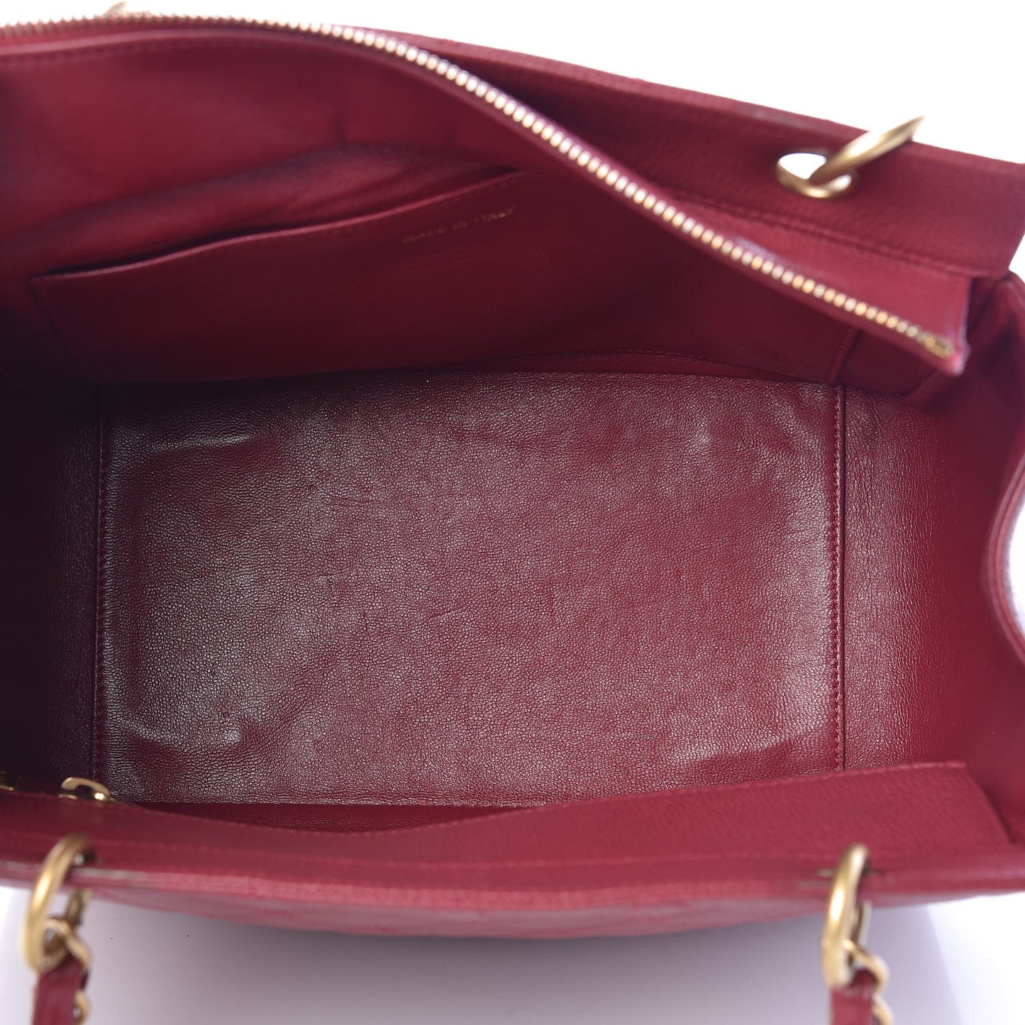 Caviar Quilted Petit Timeless Tote PTT Dark Pink