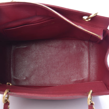 Chanel Caviar Quilted Petit Timeless Tote PTT Dark Pink 5 of 15