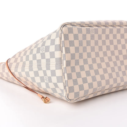 Louis Vuitton Damier Azur Neo Neverfull GM Rose Ballerine 7 of 18