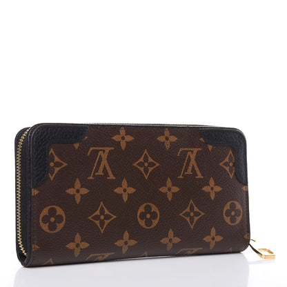 Louis Vuitton Monogram Zippy Retiro Wallet Black 3 of 10