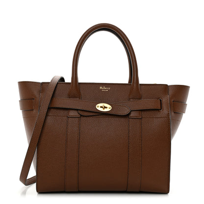 Mulberry Small Classic Grain Small Zipped Bayswater Oak 1 of 11